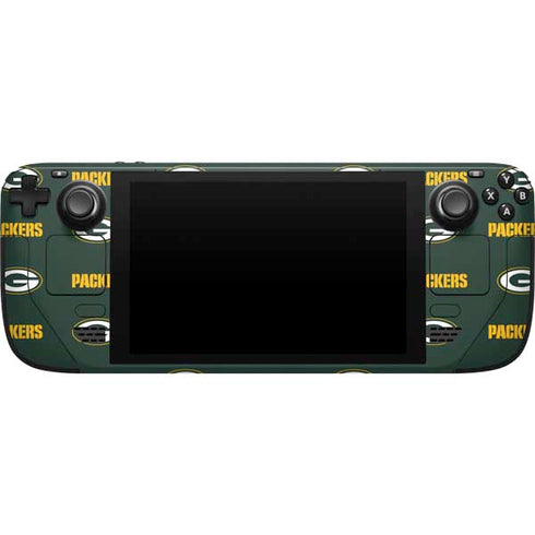 NFL Green Bay Packers Blitz Series Steam Deck Handheld Gaming Computer Skin